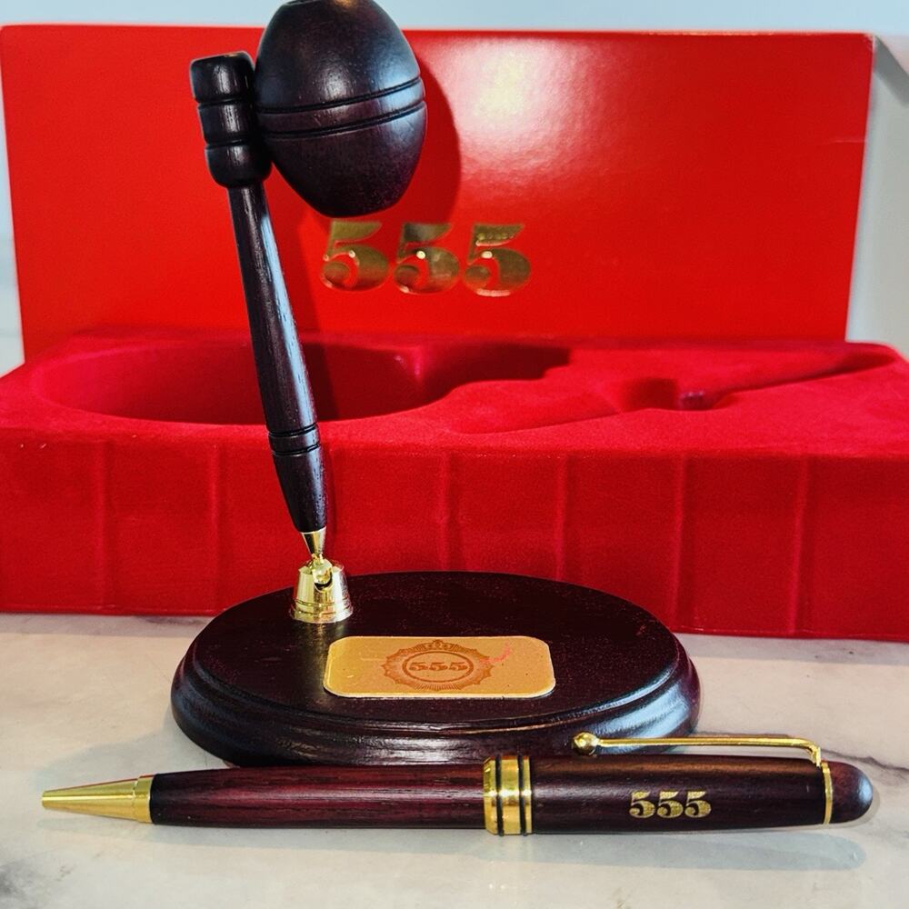 NEW State Express 555 Promo Cigar Pipe Office Pen & Holder Desk Office Cigarette